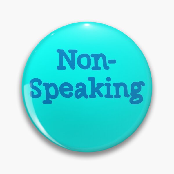 Item preview, Non-Speaking designed and sold by AAC-users-shop.