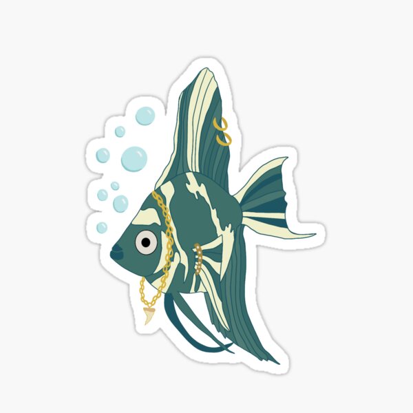 Gangster Fish With a Gun | Sticker