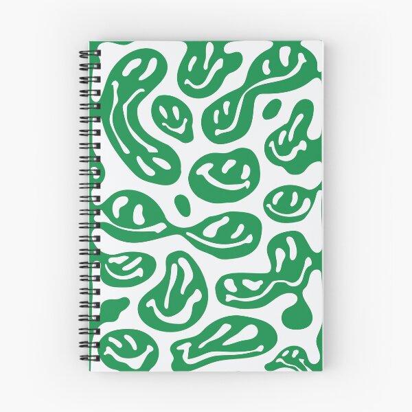 Item preview, Green Melted Smiley Faces designed and sold by aangieeee.
