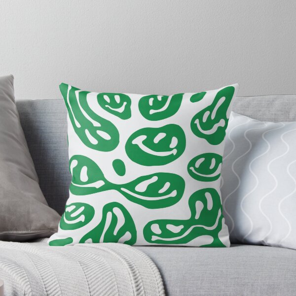 Item preview, Green Melted Smiley Faces designed and sold by aangieeee.