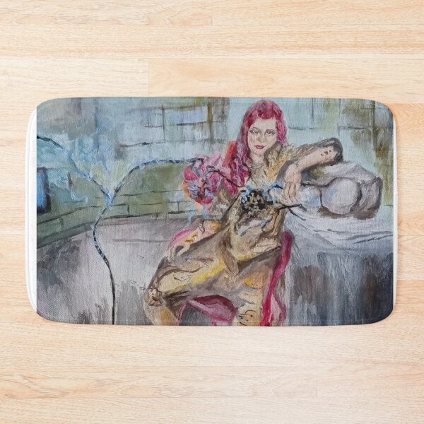 Item preview, Electric Sustenance Steampunk Fantasy Acrylic Painting designed and sold by Hannah Quintero.