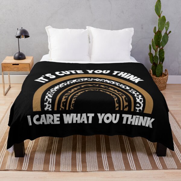 Item preview, Leopard Rainbow Women I Don't Care What You Think Sarcasm  designed and sold by CadellShop.