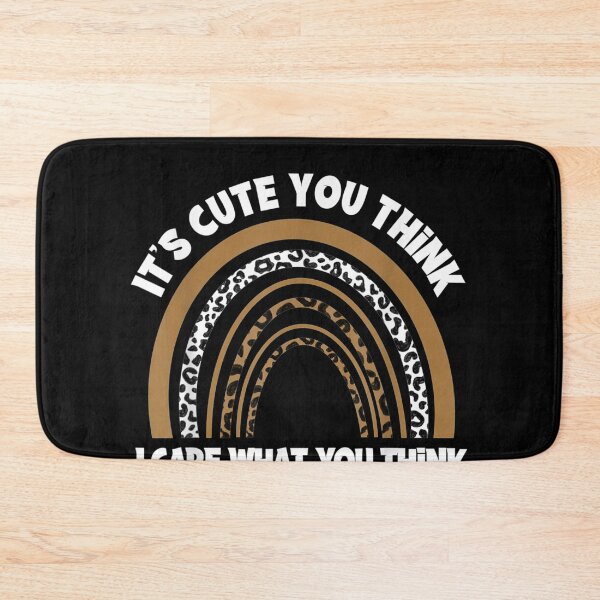 Item preview, Leopard Rainbow Women I Don't Care What You Think Sarcasm  designed and sold by CadellShop.