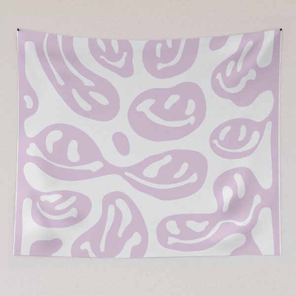 Item preview, Purple Melted Smiley Faces designed and sold by aangieeee.