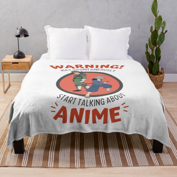 Item preview, Warning May Spontaneously Start Talking About Anime Samurais - Funny Otaku Anime Lover designed and sold by Teetee94.