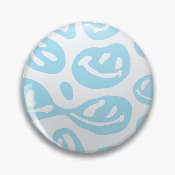 Item preview, Blue Melted Smiley Faces designed and sold by aangieeee.