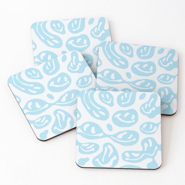 Item preview, Blue Melted Smiley Faces designed and sold by aangieeee.
