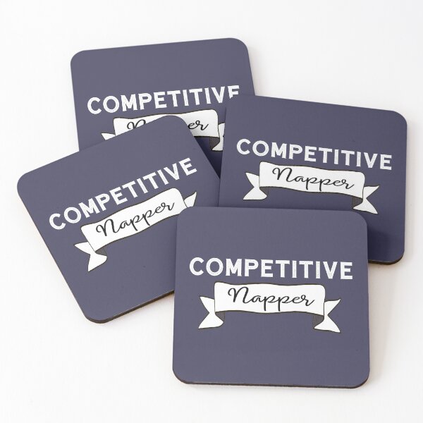 Item preview, Awards and prizes: Competitive Napper (light text) designed and sold by Ofeefee.