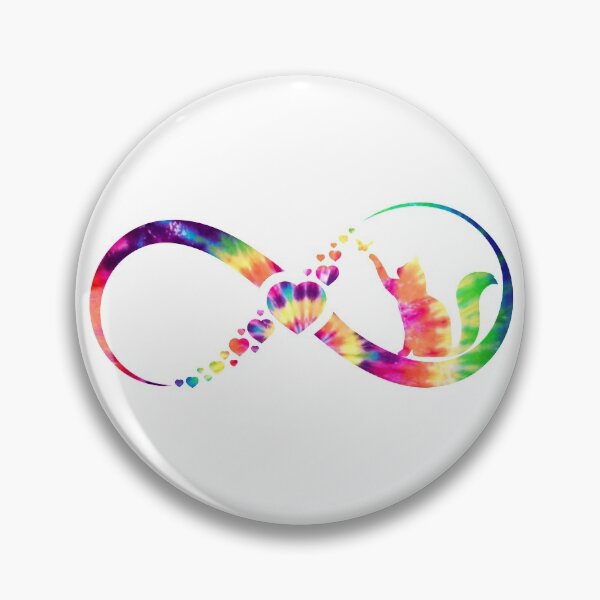 Item preview, Cat Infinity tie dye designed and sold by loveislovestore.