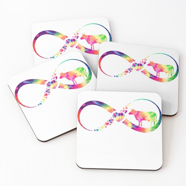 Item preview, Cow Infinity tie dye designed and sold by loveislovestore.