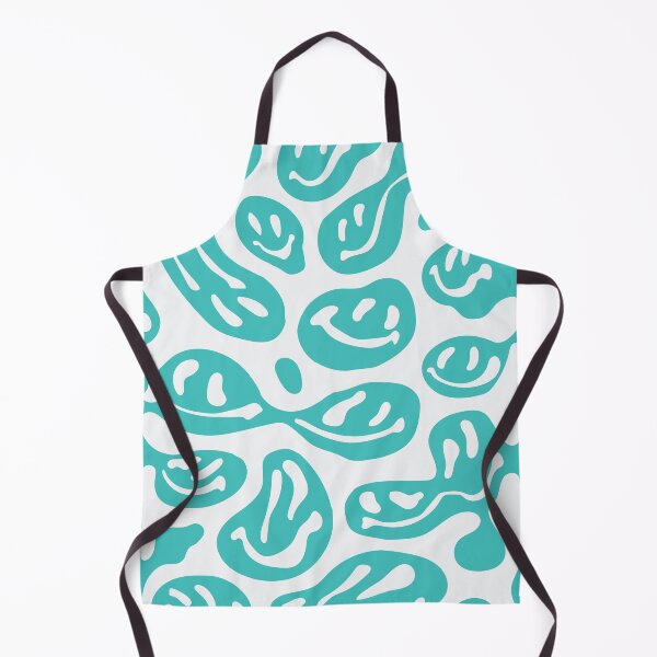 Item preview, Teal Melted Smiley Faces designed and sold by aangieeee.