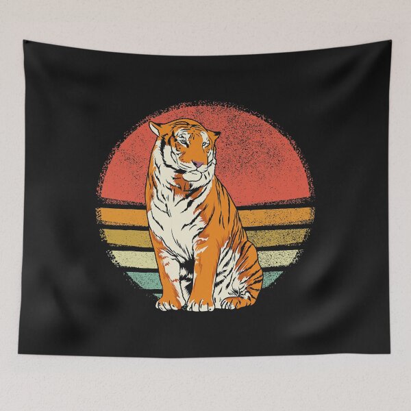 Item preview, Vintage Tiger Animal Retro Tigers Lover designed and sold by DavidAlun.