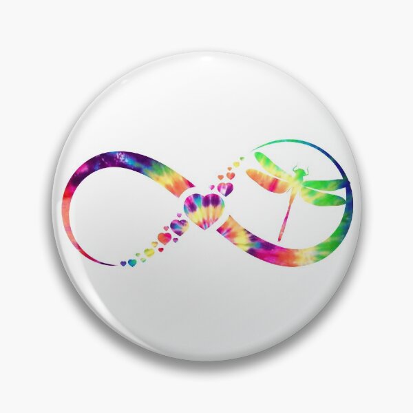 Item preview, Dragonfly Infinity tie dye designed and sold by loveislovestore.