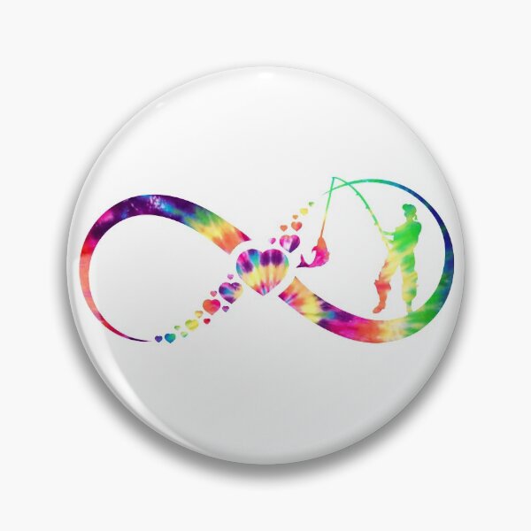 Item preview, Fishing Infinity tie dye designed and sold by loveislovestore.