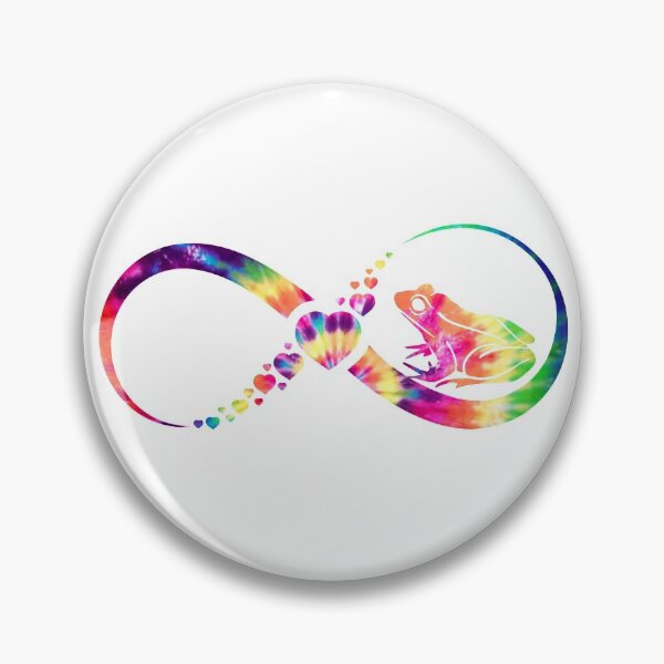 Item preview, Frog Infinity tie dye designed and sold by loveislovestore.