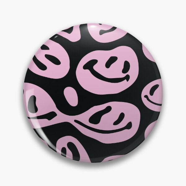 Item preview, Pink Melted Smiley Faces designed and sold by aangieeee.