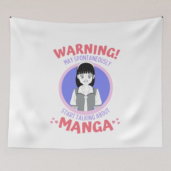 Item preview, Warning May Spontaneously Start Talking About Manga Cute Girl - Funny Otaku Manga Lover designed and sold by Teetee94.