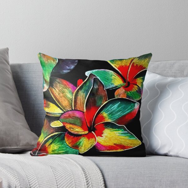 Item preview, Frangipanis coloridos designed and sold by Katrina Reynolds.