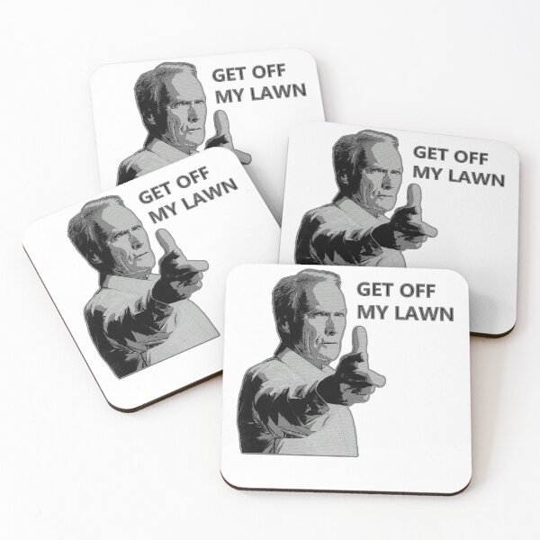 Item preview, Get Off My Lawn black text designed and sold by FigueroaChristi.