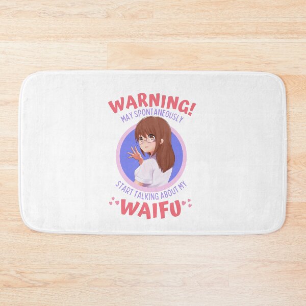 Item preview, Warning May Spontaneously Start Talking About My Waifu Cute Computer Game Girl - Funny Otaku Anime Lover designed and sold by Teetee94.