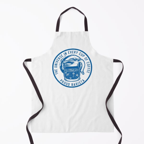 Item preview, The Universe In Every Cup Of Coffee, Proud Barista, Blue Badge designed and sold by anghelapparel.
