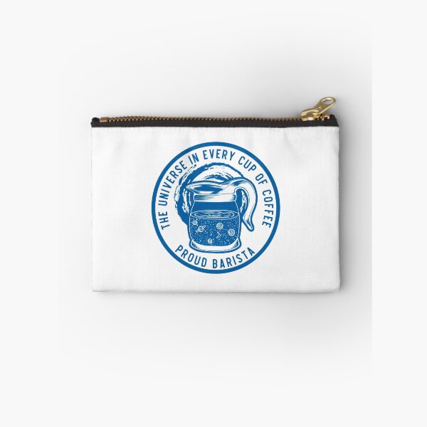 Item preview, The Universe In Every Cup Of Coffee, Proud Barista, Blue Badge designed and sold by anghelapparel.