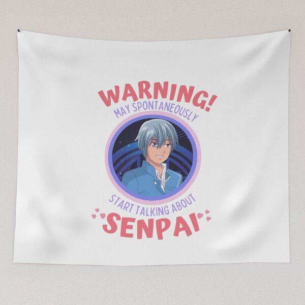 Item preview, Warning May Spontaneously Start Talking About Senpai - Funny Otaku Anime Lover designed and sold by Teetee94.