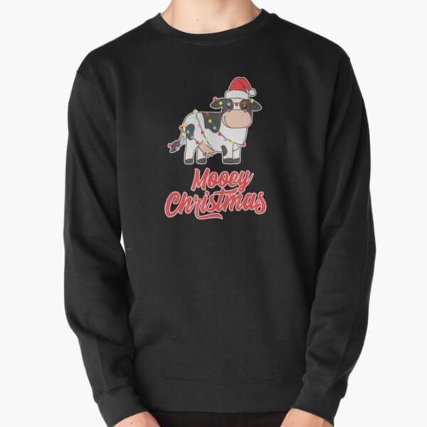 light up cow christmas sweater