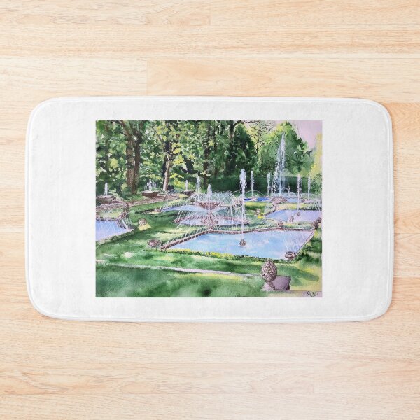 Item preview, The Italian Water Gardens at Longwood (Painting II of III) designed and sold by Arthur Deaville.