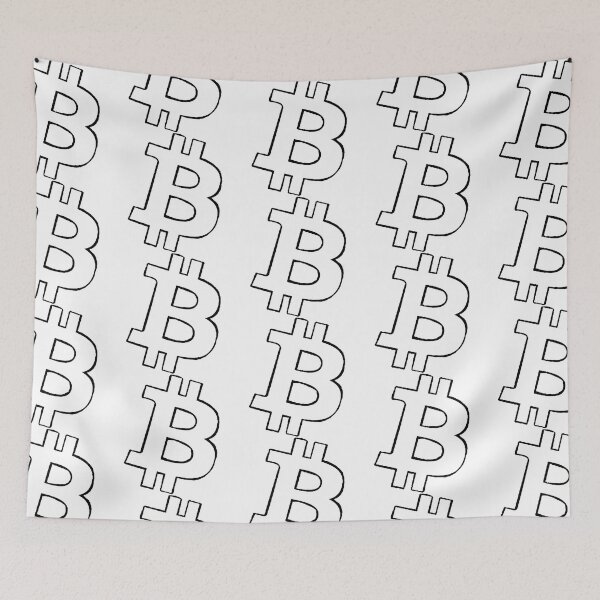 Item preview, Bitcoin sketch logo designed and sold by ColoCryptonaut.