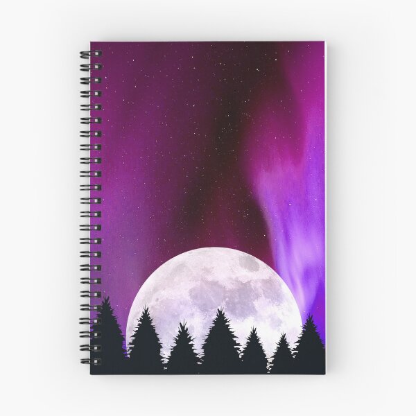 Item preview, Northern Lights Night SkyNorthern Lights Night Sky Half moon designed and sold by Shawa Shop.