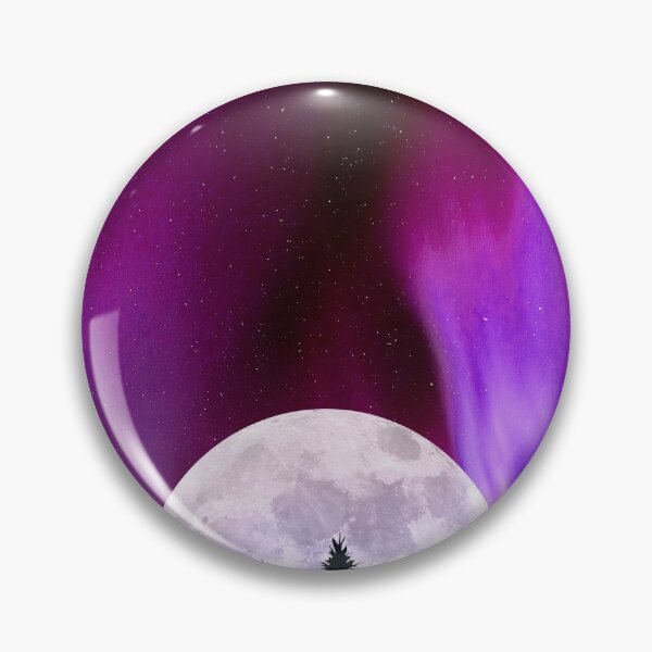 Item preview, Northern Lights Night SkyNorthern Lights Night Sky Half moon designed and sold by Shawa Shop.