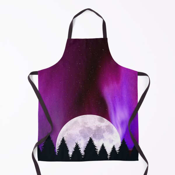 Item preview, Northern Lights Night SkyNorthern Lights Night Sky Half moon designed and sold by Shawa Shop.
