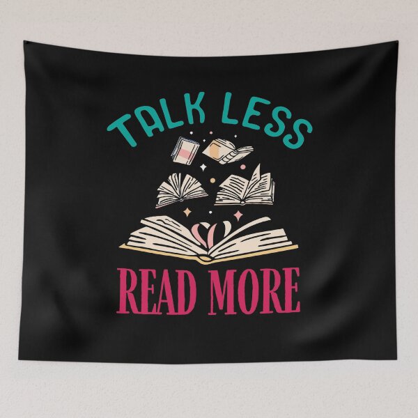 Item preview, Talk Less Read More Funny Book Reading Lovers Bookish designed and sold by Dressed For  Duty.