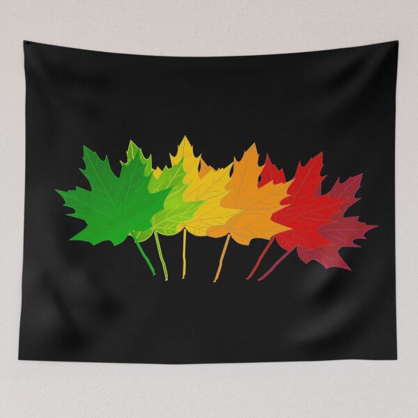Item preview, Colourful Maple Leaves designed and sold by ArtEntwined.