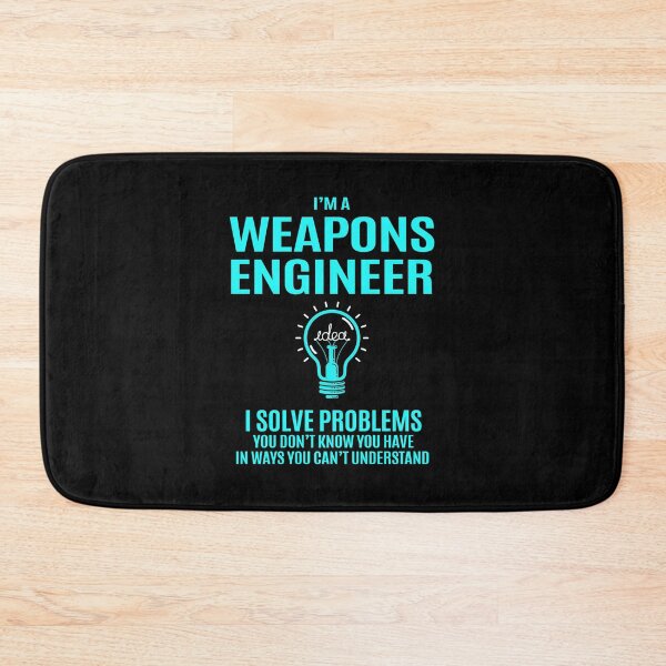 Item preview, Weapons Engineer T Shirt - Weapons Engineer I Solve Problems Gift Item Tee designed and sold by heaneyrowe.
