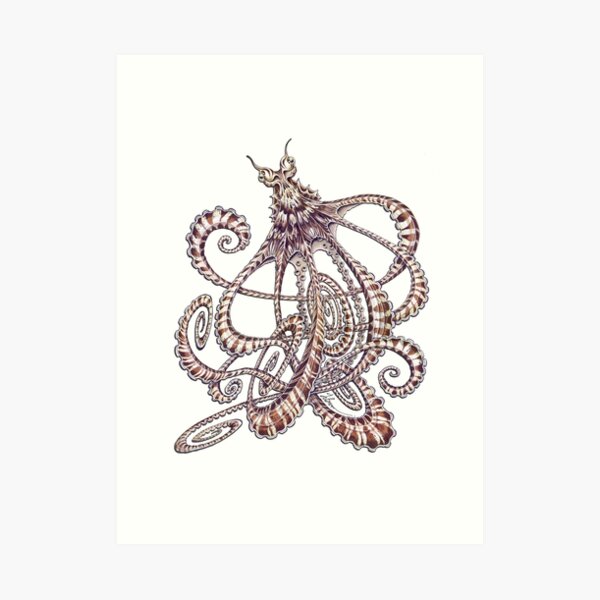 Mimic Octopus Art Print