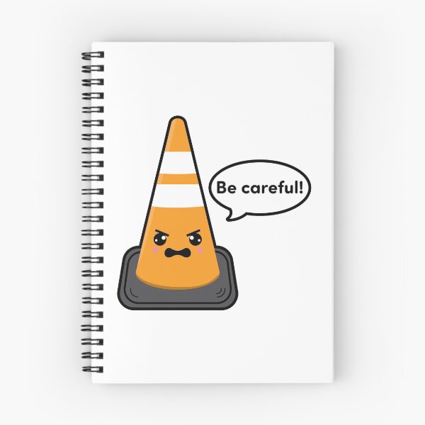 Item preview, Be Careful Traffic Cone designed and sold by MicroMerc.