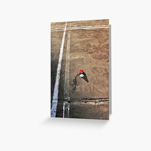 Coffee in Carpark II Greeting Card