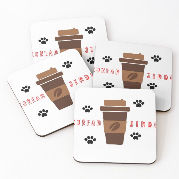 Item preview, Coffee And Korean Jindo Design designed and sold by LapuniStore.