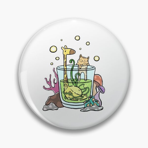Item preview, Giraffe and Cat In the cup (White) designed and sold by Somedrawing.