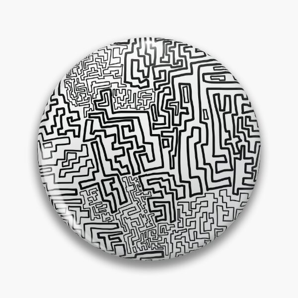 Item preview, Pattern of black zigzag lines on a white background. designed and sold by Nia-Chi.