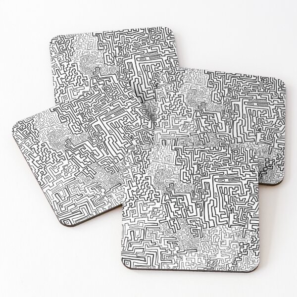Item preview, Pattern of black zigzag lines on a white background. designed and sold by Nia-Chi.