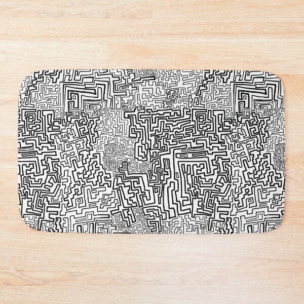 Item preview, Pattern of black zigzag lines on a white background. designed and sold by Nia-Chi.
