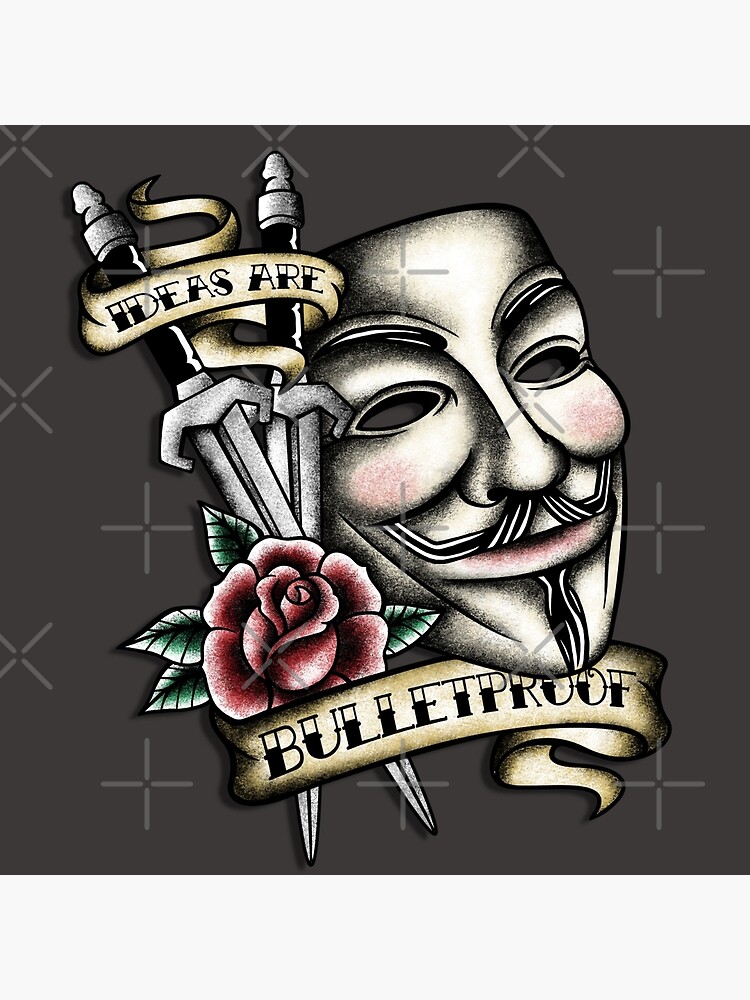 V for Vendetta tattoo By Tyler Shank Vice City Tattoo Waynesboro PA  r tattoos