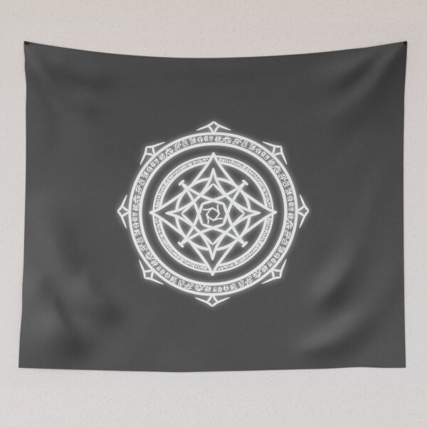 Item preview, Silver Moon "Edge" Anime-Style Summoning Circle designed and sold by SimpleGeometry.