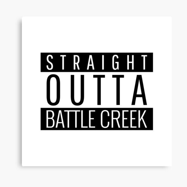 Item preview, Straight Outta Battle Creek Michigan  designed and sold by Teelogic.