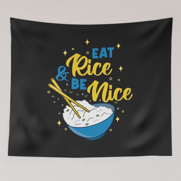 Item preview, Eat Rice and Be Nice designed and sold by Kimprut.