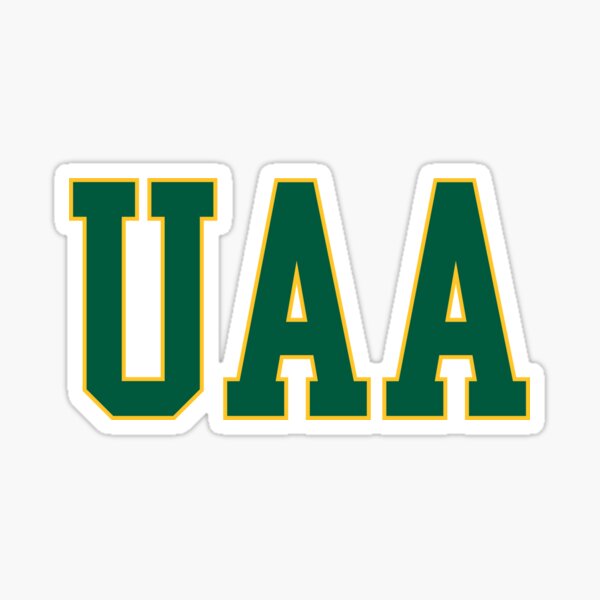 uaa - college font Sticker