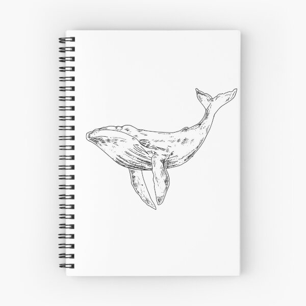 Item preview, Whale | Sea Animals | Ocean | Cool Pretty Print designed and sold by Nikiolilalala.